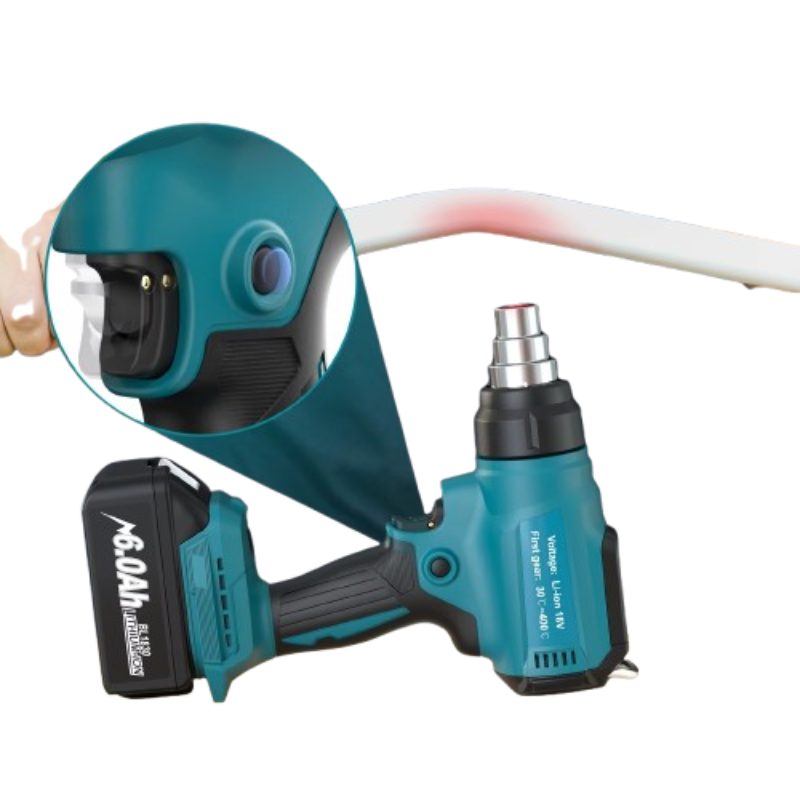 Décapeur thermique puissant avec deux batteries et accessoires